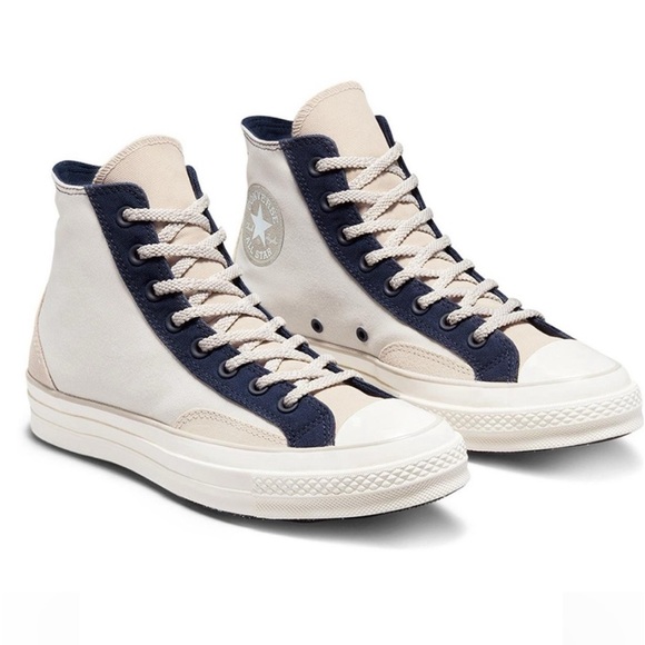 Other - Converse chuck 70 court high ‘Pale Putty Midnight Navy’
